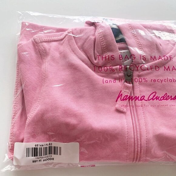 Hanna Andersson Baby Girl Hoodie 18-24 Months 80 Cm - Picture 6 of 8
